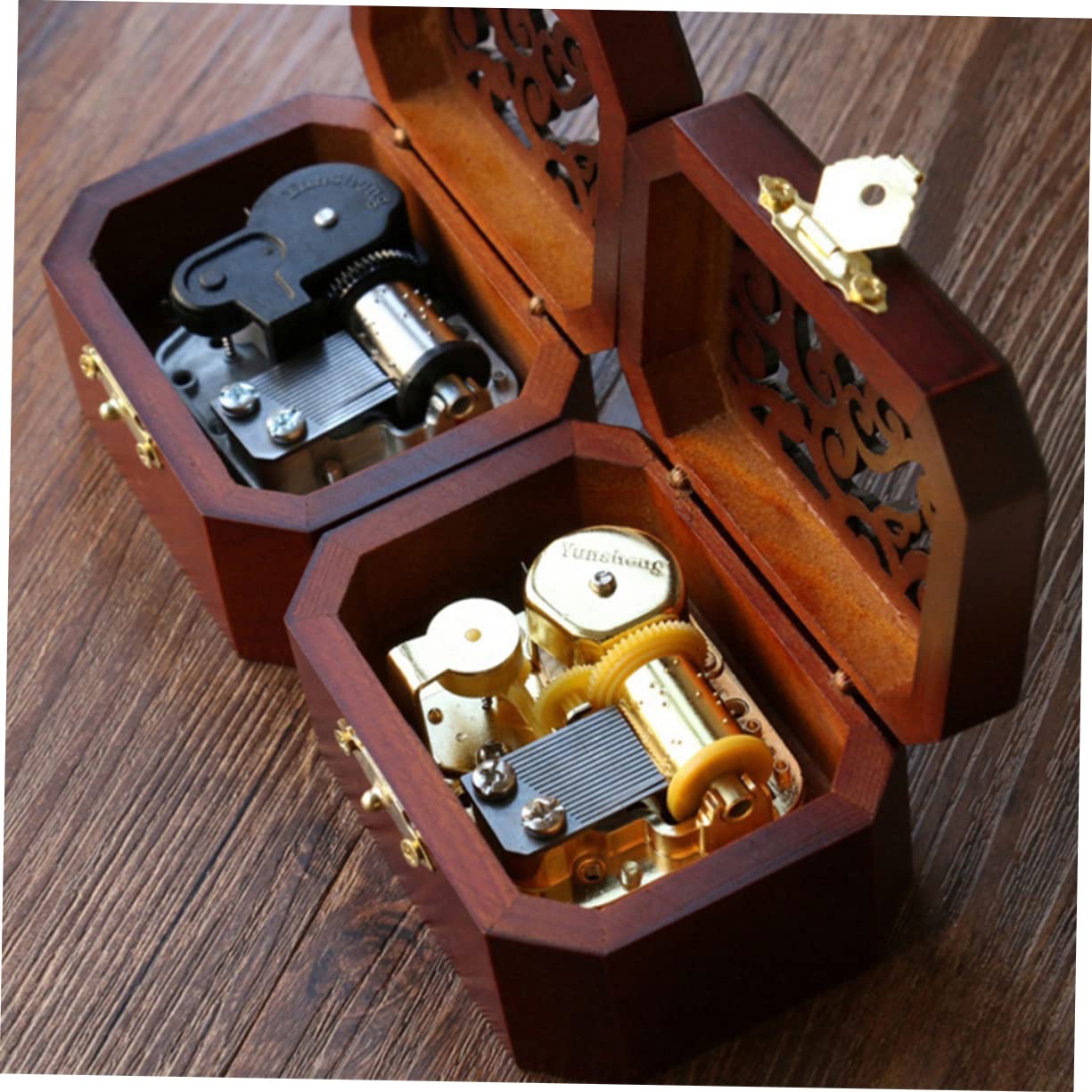 Amazon.co.jp: MUCKLILY 1 セット ボックス オルゴールの動き diy